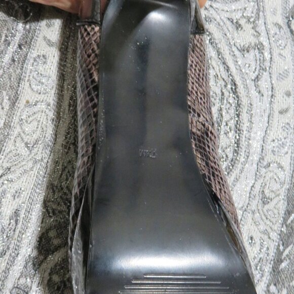 Guess by Marciano Andrea Platform Snakeskin Heels Pumps stilettos 7.5 Gorgeous! - Picture 7 of 13